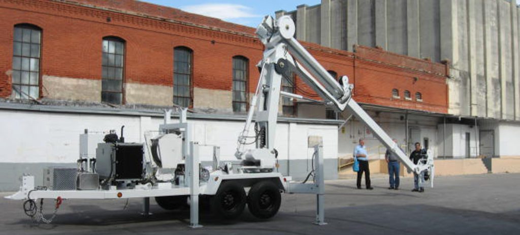 Aerial Lift Equipment Design - Underground Line Pulling Machine